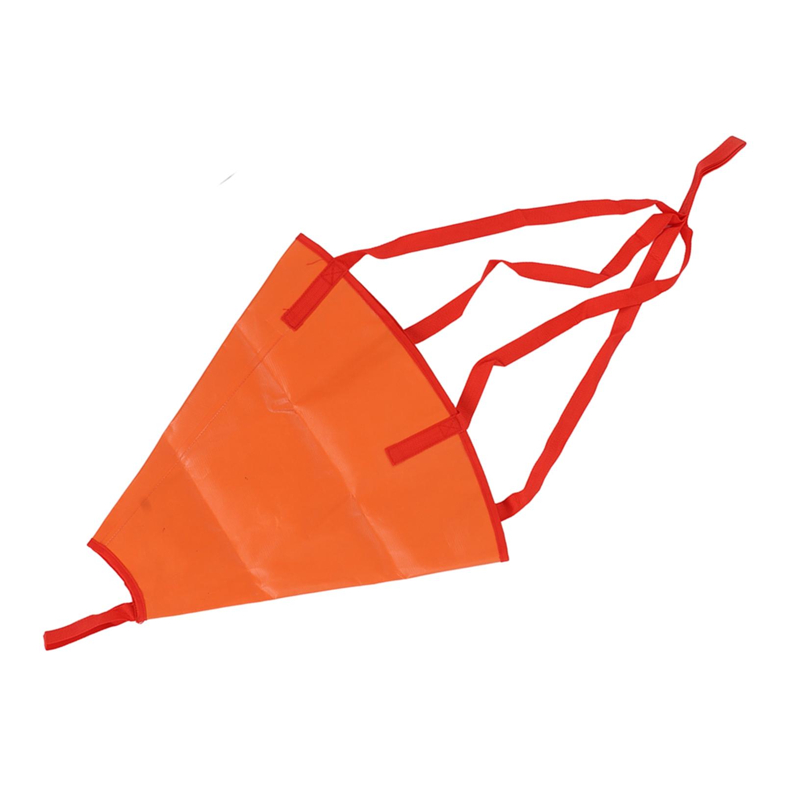 

Оранжевый дрейфовый носок Морской якорь Дрейфовый буй Простое управление Компактный дизайн Аксессуары для каяка для рыбацкой лодки