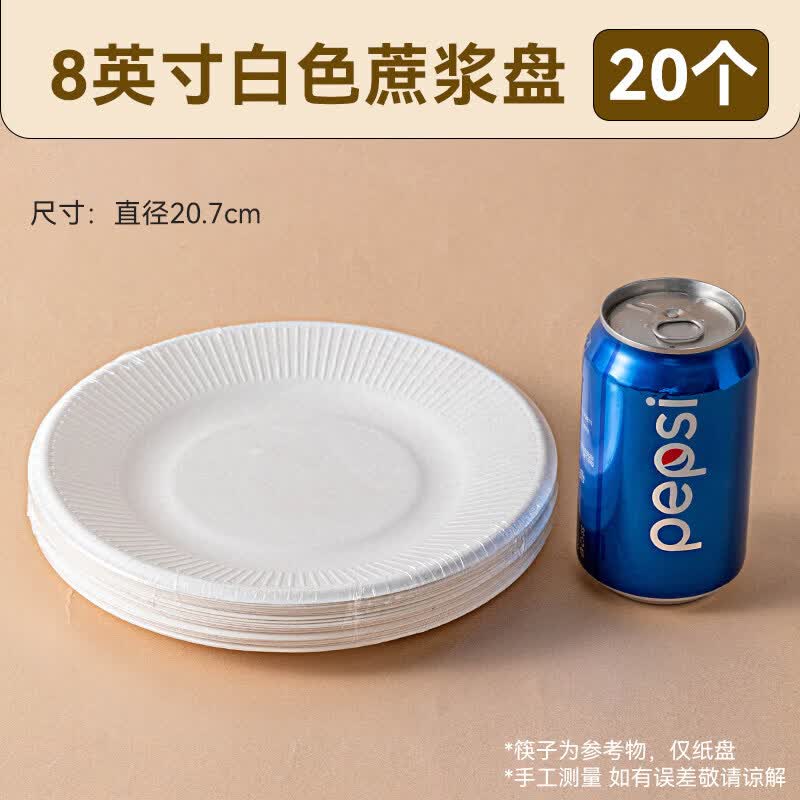 Disposable Biodegradable Sugarcane Plates