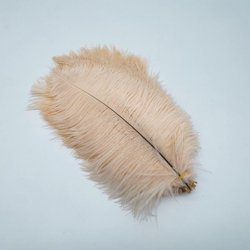 10Pcs Natural Dyed Fluffy Soft Ostrich Feather Handmade Diy Embroidery Feather Jewelry Making Dress Wedding Dress