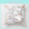 Luxurious Marble Throw Pillow Case With Colorful Rock Pattern For Home Decor 18 Inches