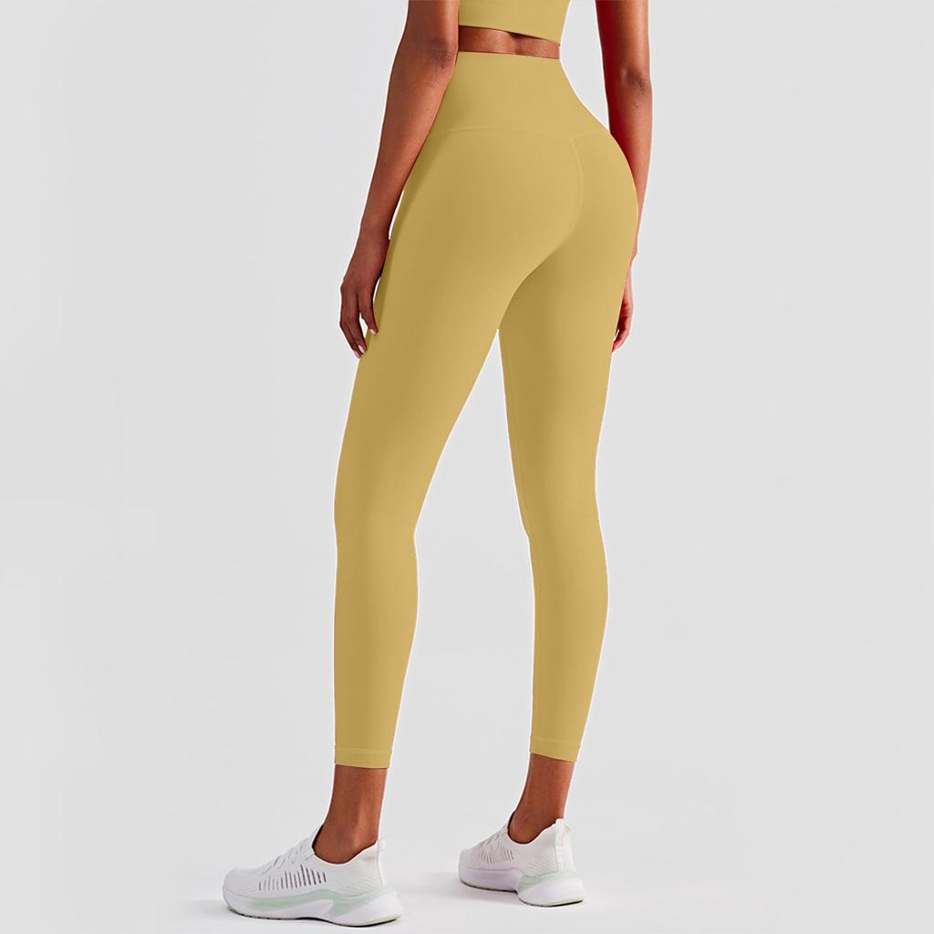 Yoga Pants Without Embarrassing Lines Sports Fitness Pants Tight Peach Hip High Waist Nude Yoga Pants For Women