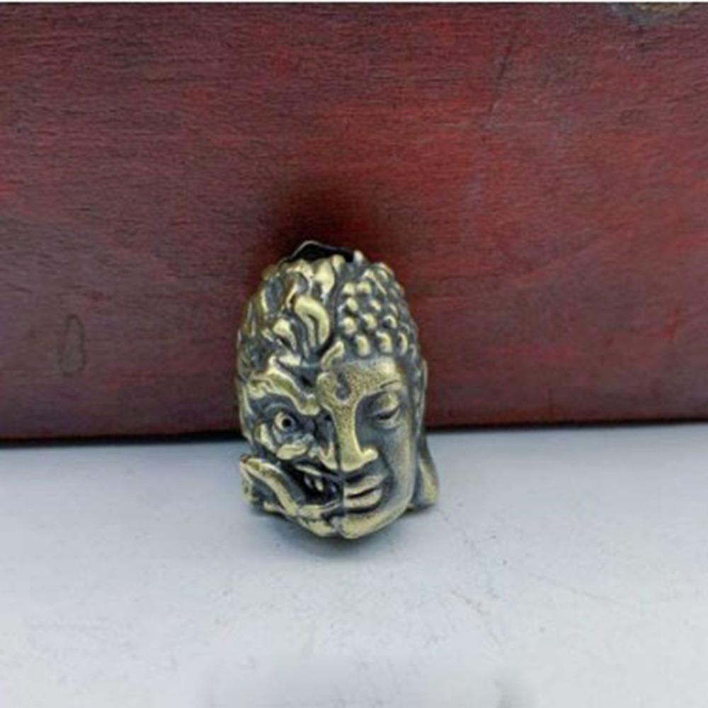 

DIY Jewelry Accessories Skull Head Retro Pendant Charms Paracord Bead EDC Outdoor Tool 9