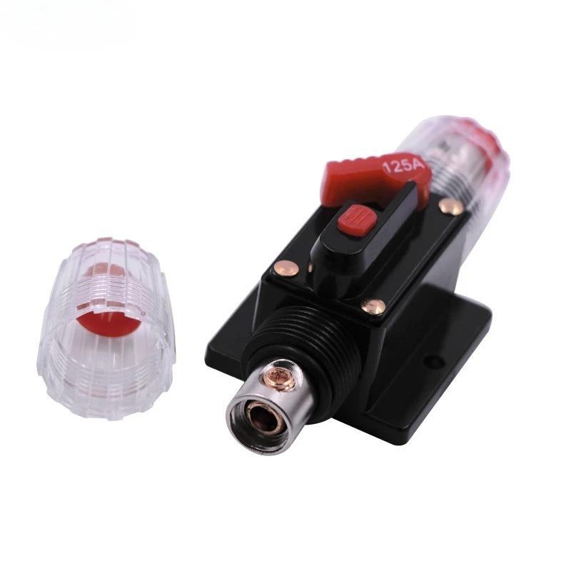 24V 12V 60A/100A Car Battery Fuse Automatic Reset Audio Stereo Amplifier Fuses Overload Protection Adapter Auto Accessories