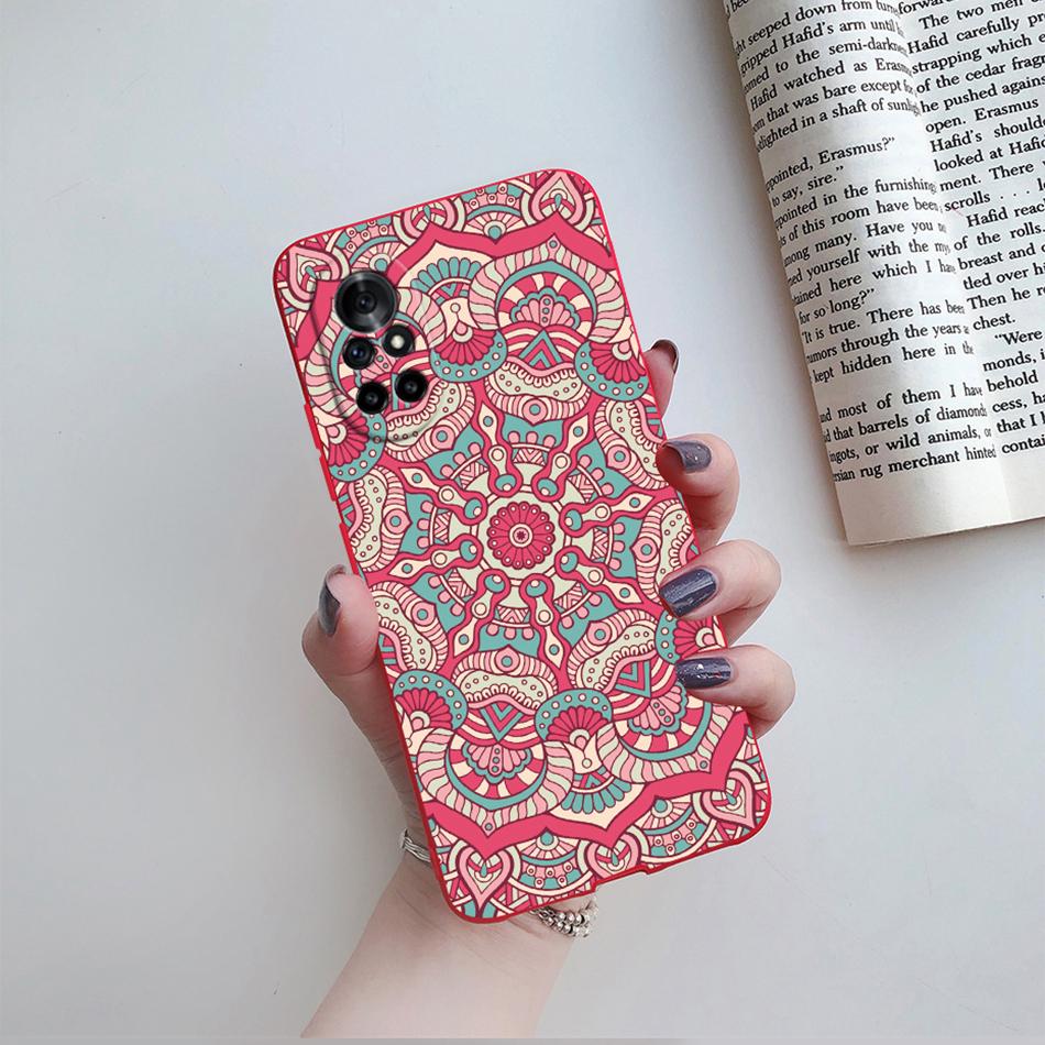 Case For Huawei Nova 8 Pro SE Silicone Flower Cat Cartoon Protector Phone Cases For Huawei Nova8 8Pro 8SE New Fundas Back Cover