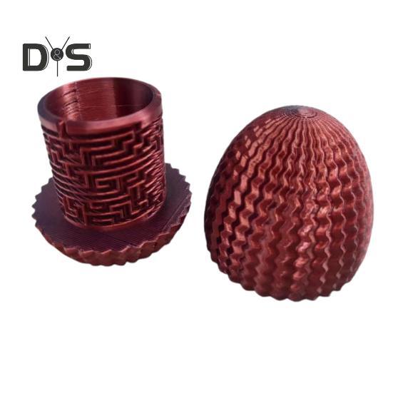 

3D-печатный лабиринт-яйцо-головоломка, головоломка-лабиринт, ящик для хранения яиц-лабиринтов, игрушка-фиджет для детей и взрослых, домашний офисный стол темно-красного