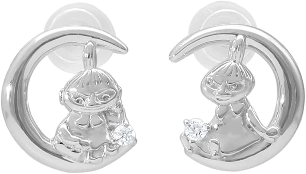 

Коробка Moomin Edition Сережки-цвяшки Маленька Місяць для Срібла Офіційний Мерч [MOOMIN] [Обмежений Набір] (Набір з 2 предметів) Жінки, 925,