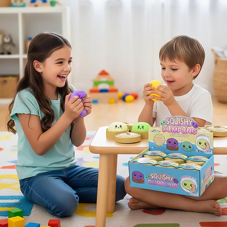 Beliebte bunte simulierte Knödel Blindbox Squishy Entspannend Angst Antistress Ablassen Rückprall Quetsch Linderer Spielzeug Geschenk