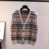 Women's Knitted Cardigan Vest for Early Spring and Autumn 2024 - Loose Fit Sweater