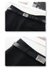 Gray High Waist A-line Midi Skirt: Women's Spring/Autumn 2025 Slimming Temperament Skirt
