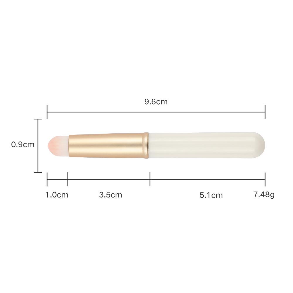 Silikonowy Pędzel do Ust z Osłonką Narzędzie do Makijażu oczu do Rozcierania Błyszczyka
