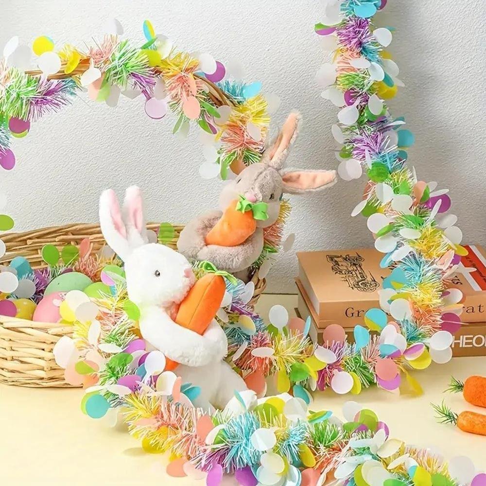 Fashion 2M Easter Hanging Garlands Stage Festival DIY Wreath Crafts Ornament Spring Party Decoration Party