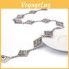 Elegant Vintage Silver Floral Chain Waist Belt For Women Stylish Punk Fashion 2023
