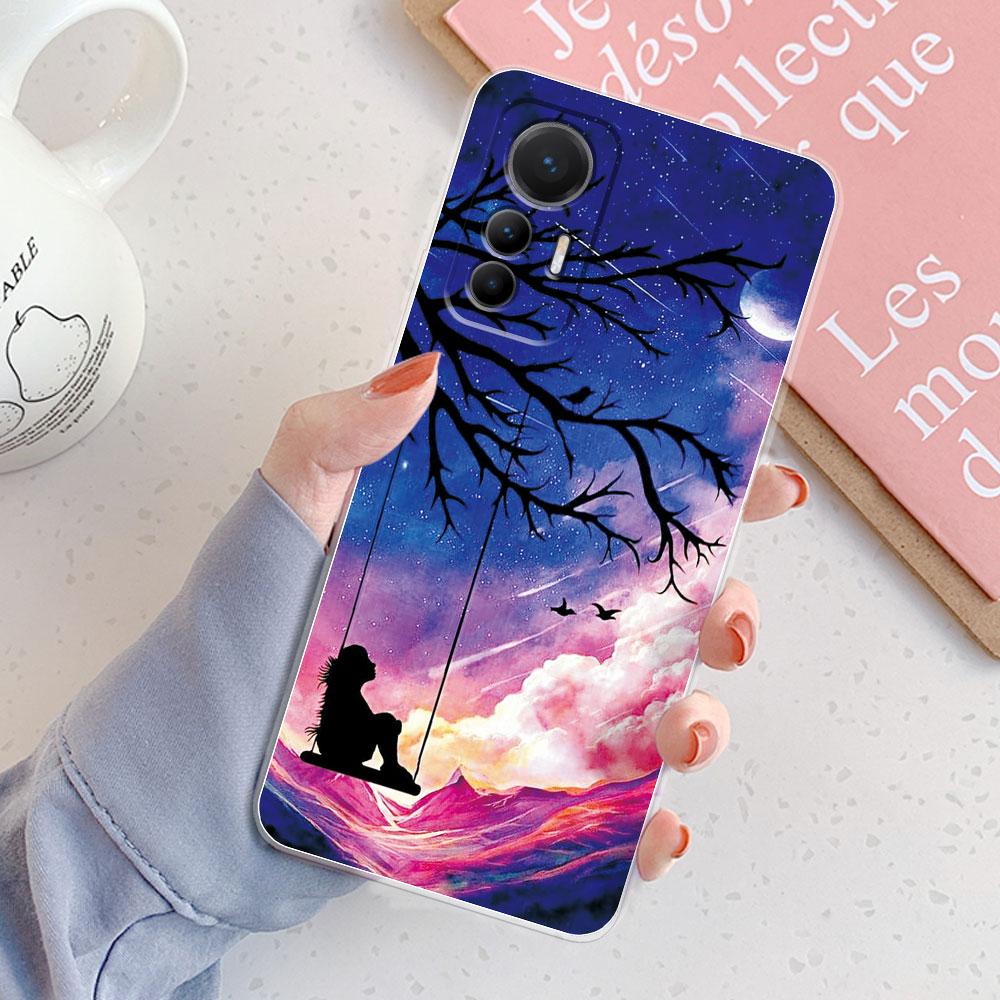 For Xiaomi 12 Lite Case Back Cover For Xiaomi 12 Lite 5G Girls New Clear Phone Funda Soft Silicone Case For Xiaomi 12 Lite Coque