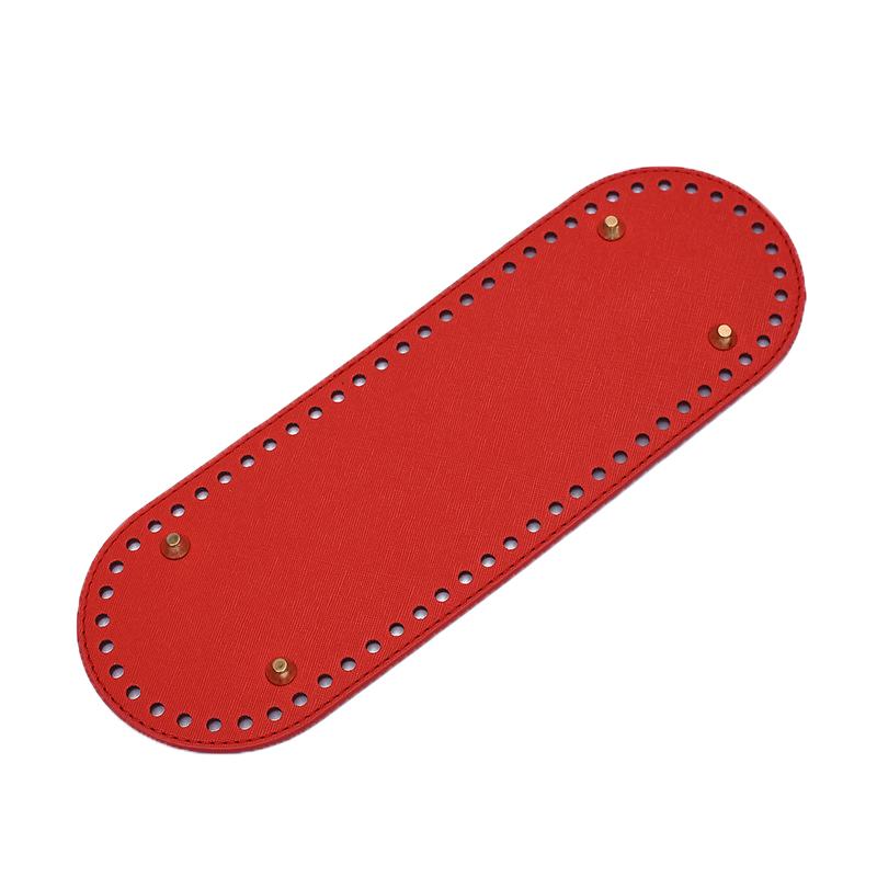 30*10Cm Oválné Dno Pro Pletenou Tašku PU Kožené Doplňky K Tašce Ručně Vyráběné Dno DIY Háčkované Dno Tašky Jednobarevná Část Tašky