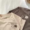 Summer New Arrivals Children's Short Sleeve T-shirts Pure Cotton 2-7Y Cartoon Bunny T Shirt Boys and Girls Looe Casual Tops