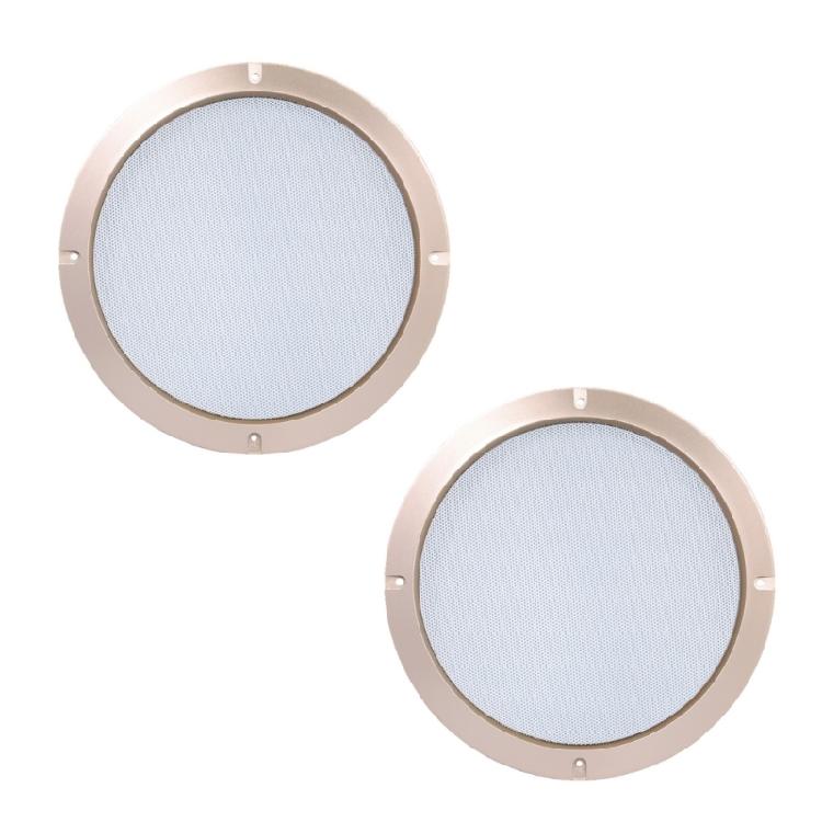 

2Pcs/set Replacement Speaker Grille Cover Precised Cut Mesh Guard For Repairing And Customizing Sound Equipment 2 inches