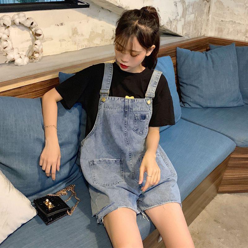 

Plus Size Women s Denim Overalls - Slimming, Loose, Straight Leg Jumpsuit for Spring/Summer XL (Recommended for 115-125 jin)