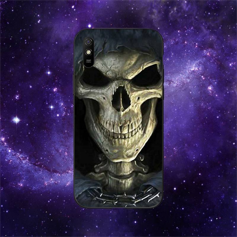 Horror Skull Phone Case For Xiaomi9 10 11PRO LITE Redmi NOTE7 8 9 10A PRO K40 Poco3 Shell