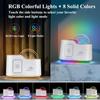Night Light Bluetooth Speaker with Lights, 15W Wireless Charger Stand Phone Holder,Rechargeable LED Music Lamp Touch Control Color Changing Lights,