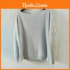 Premium Plus Size Autumn Womens Sweaters Off The Shoulder Pullover Sweater Long Sleeve For Stylish Comfort