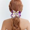 Easter Theme Bowknot Hair Barrette Bunny Egg Print Hair Clip for Kids Adults for Festival Parties and Gatherings
