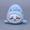 Chiikawa Cross Dressing Shark Plush Toy Cartoon Doll Backpack Pendant Keychain