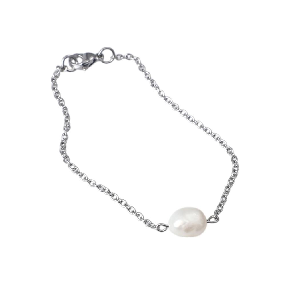 Thincker Minimal Pearl Bracelet