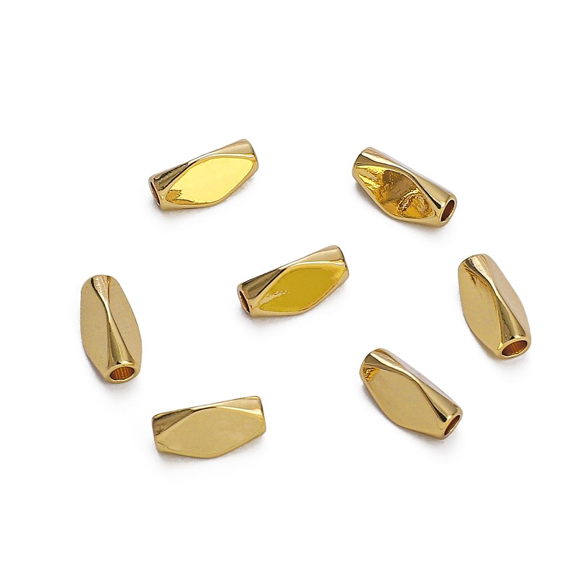 

10 шт. медная прямоугольная прямая перегородка из бисера для изготовления ювелирных изделий своими руками, аксессуары для рукоделия 5x9mm