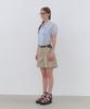 CLUNY Minimal Strap High Waist Shorts - Beige