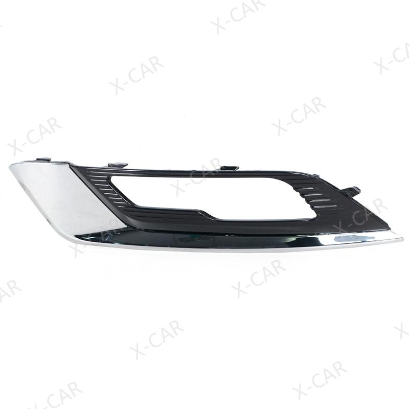 For Ford Fusion 2017 2018 Front Bumper DRL Daytime Light Fog Lamp Trim Cover Frame Grille Cap Hood