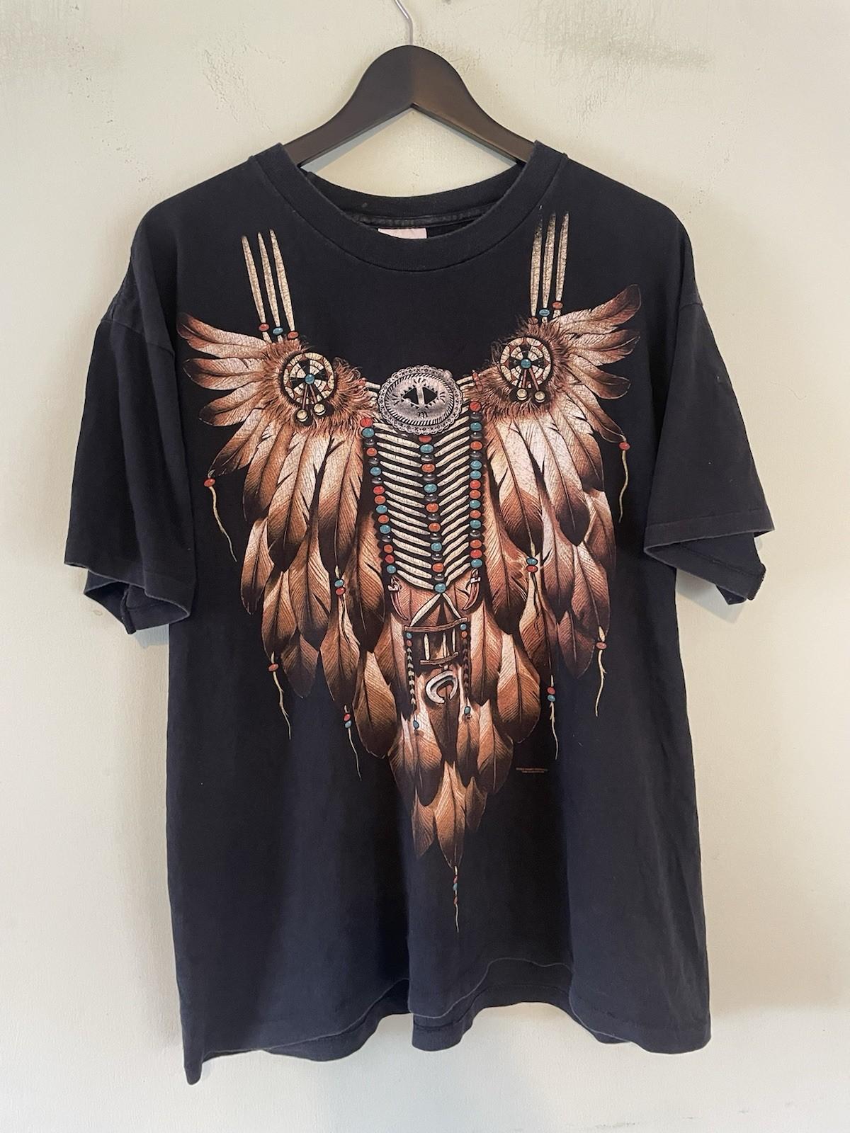 1993 Native American Vintage Graphic T Shirt XL XXXL