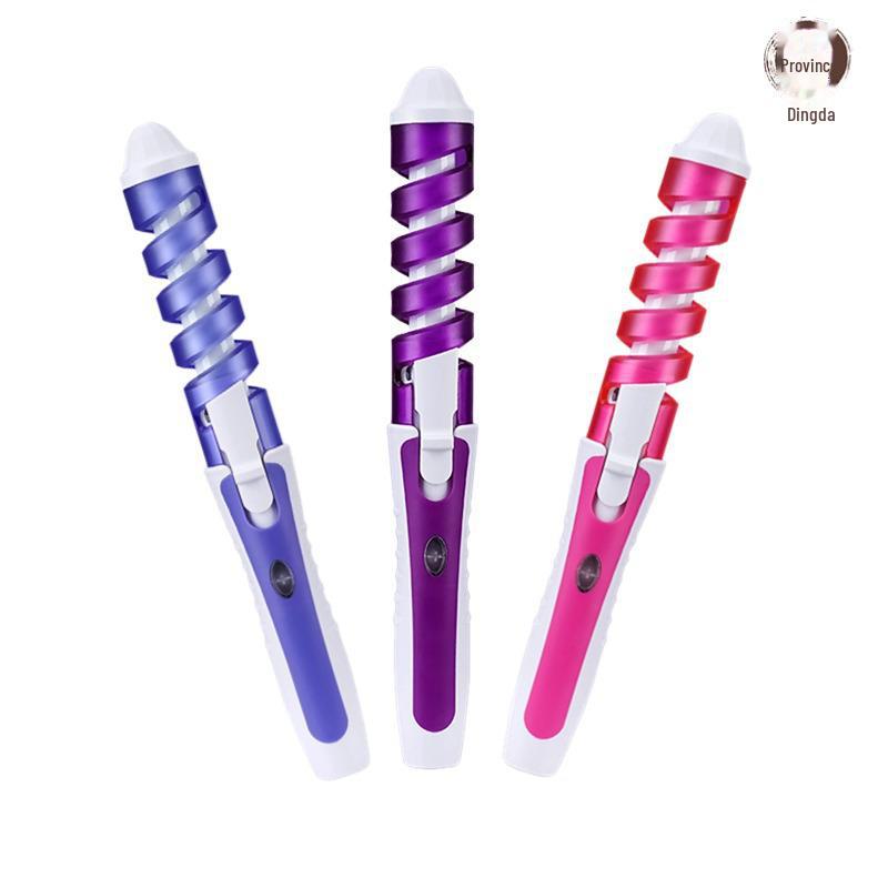 Cross-Border Spiral Anti-Scalding Electric Curling Iron for Large Curls and Pear Flower Hair Styling