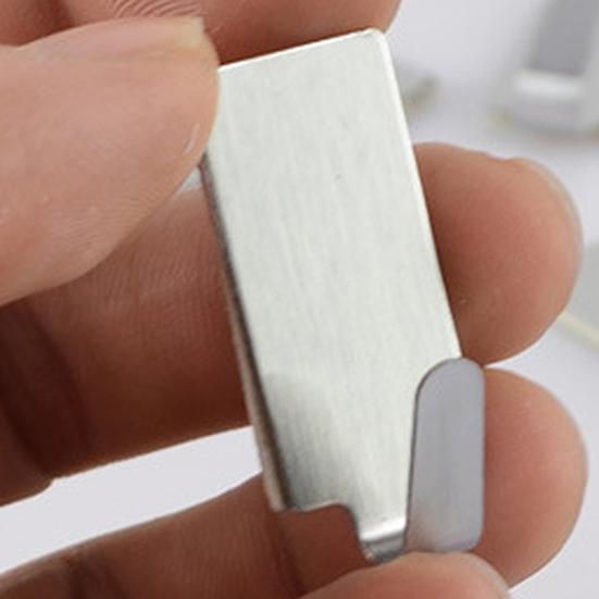 6Pcs Hook Metal Strong Adhesive Lightweight Wall Mounted Hanger Hooks for Window