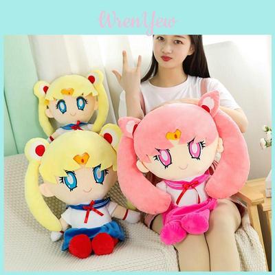 Adorable Sailor Moon Rabbit Cartoon Plush Toy With Soft Pp Cotton Stuffing For Girls