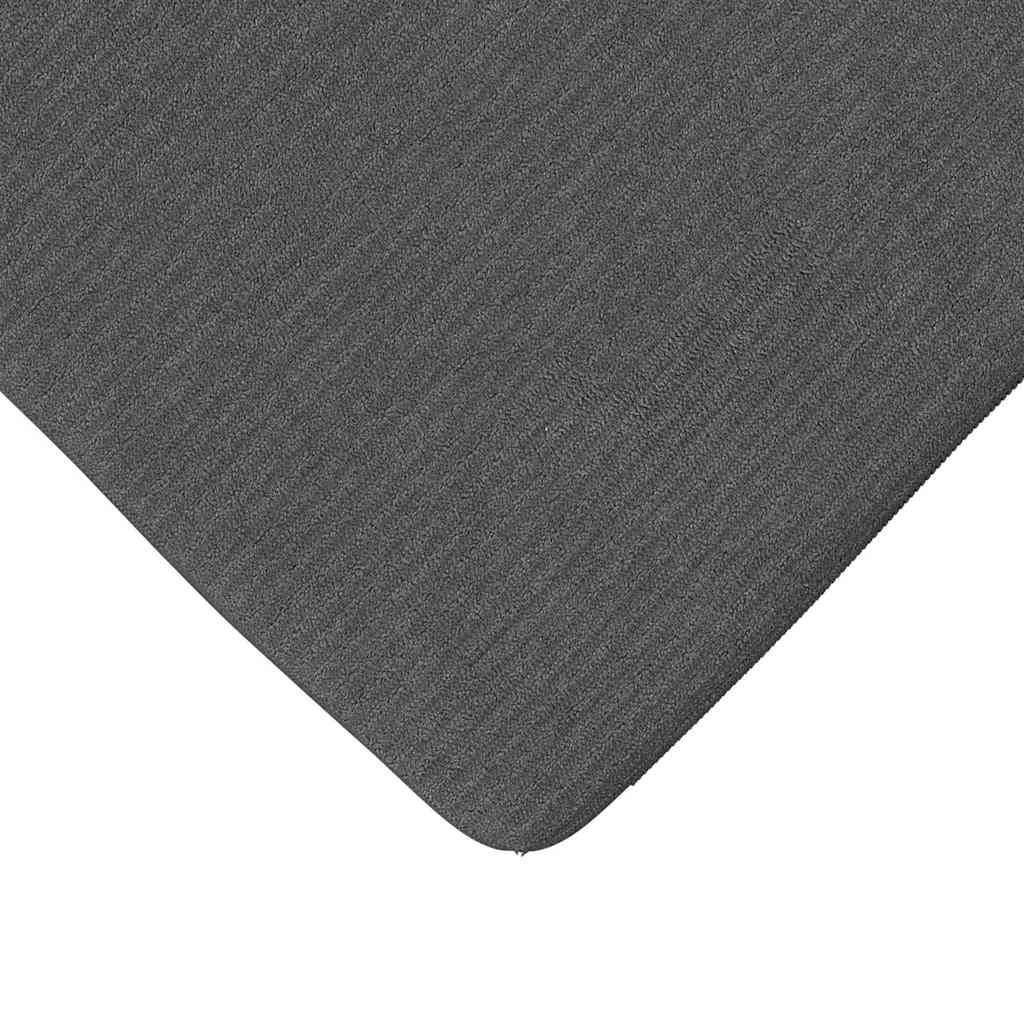 Seat Cushions 4 pcs. Corduroy Dark Gray 40 x 40 x 3 cm
