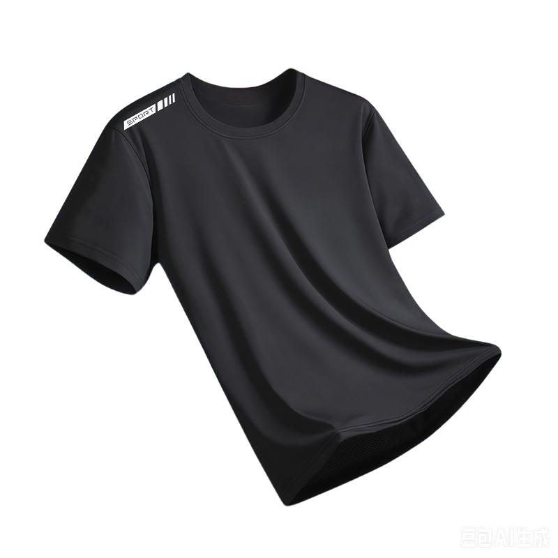 New Ice Silk Running Shirts Men Loose Short Sleeve Top Basketball Gym Sportswear For Male Fitness Workout Mesh Breathable Tee