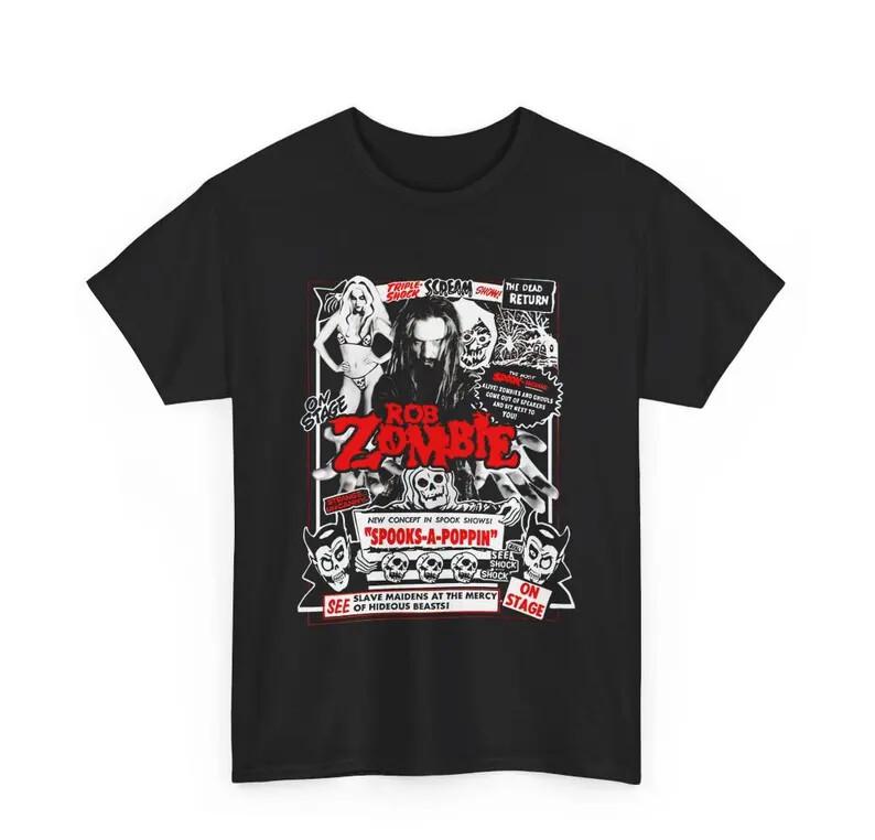 

Rob Zombie White Zombie Metal Band Horror T-Shirt Unisex T-Shirt XXL