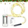 Christmas Tree Vine Lights Stacked Cascading Twinkle Lights Christmas LED Flashing Light String With Remote Control