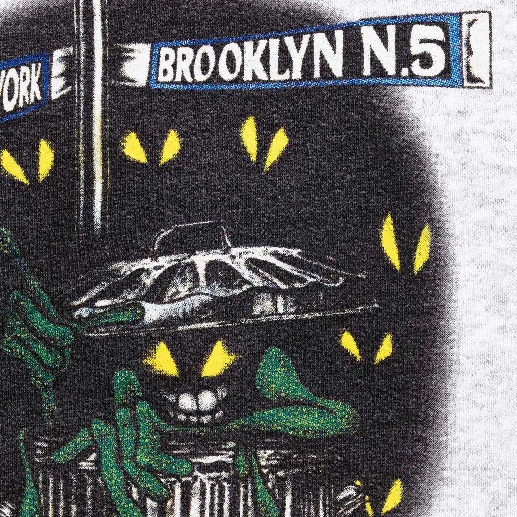 Supreme X DSNY Zip Up Hooded Sweatshirt Ash Grey