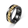 1pc Stress-Relieving Anti-anxiety Gear Ring For Men, Rotatable Men's Ring