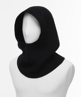 MUSINSA STANDARD Lambswool Oversized Knit Balaclava [Black]