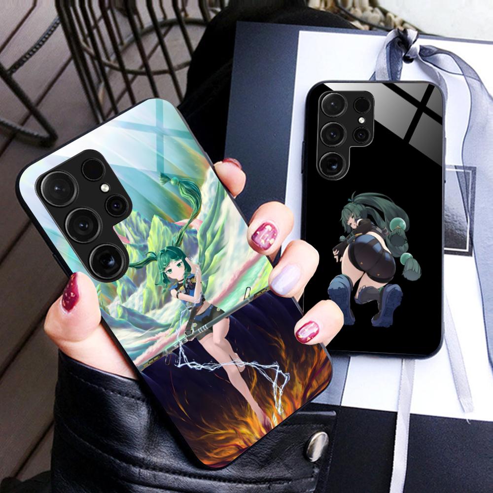 Zenless Zone Zero QingYi Handyhülle für Samsung Galaxy A56 55 54 53 52 51 36 35 34 23 16 15 5G Glas Bunte Hülle Abdeckung Luxus