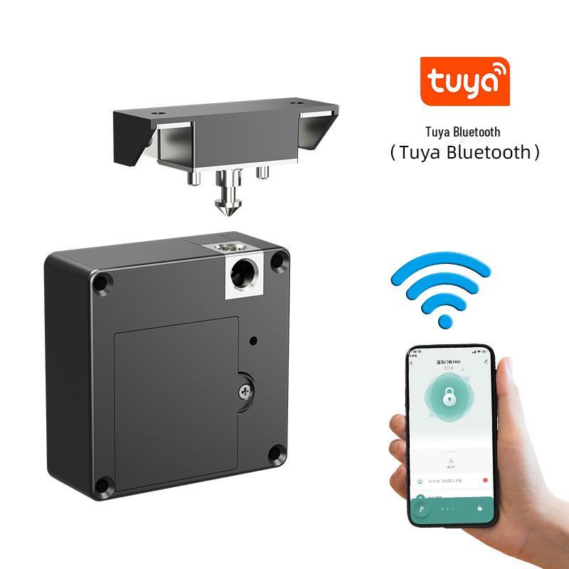 

Беспроводной Bluetooth-замок для ящика и шкафа Tuya, не требующий сверления, невидимый, умный