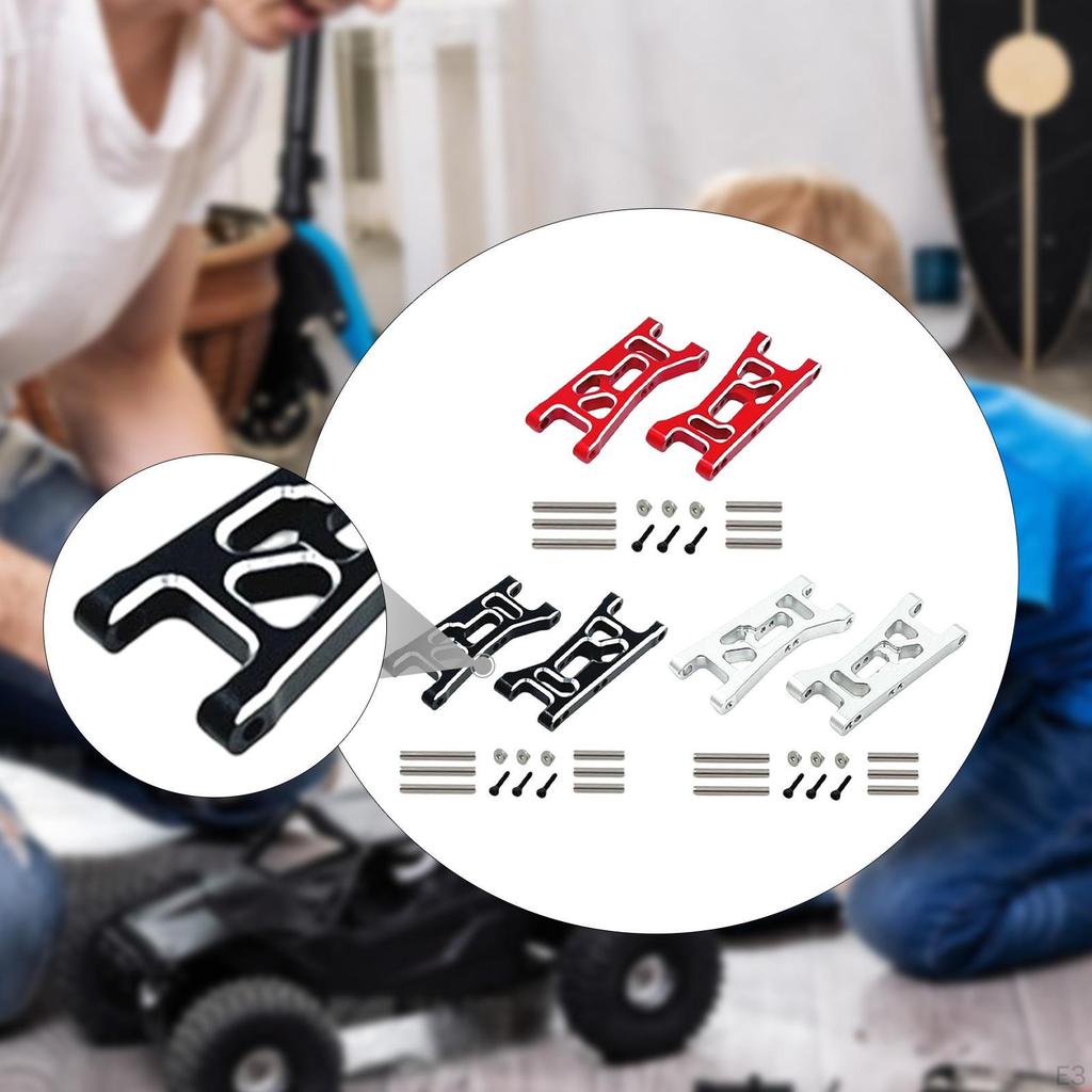 2 Front Lower Metal Arms for RC Car, DIY Accessories 244016 1/24 Scale Miniature Trucks