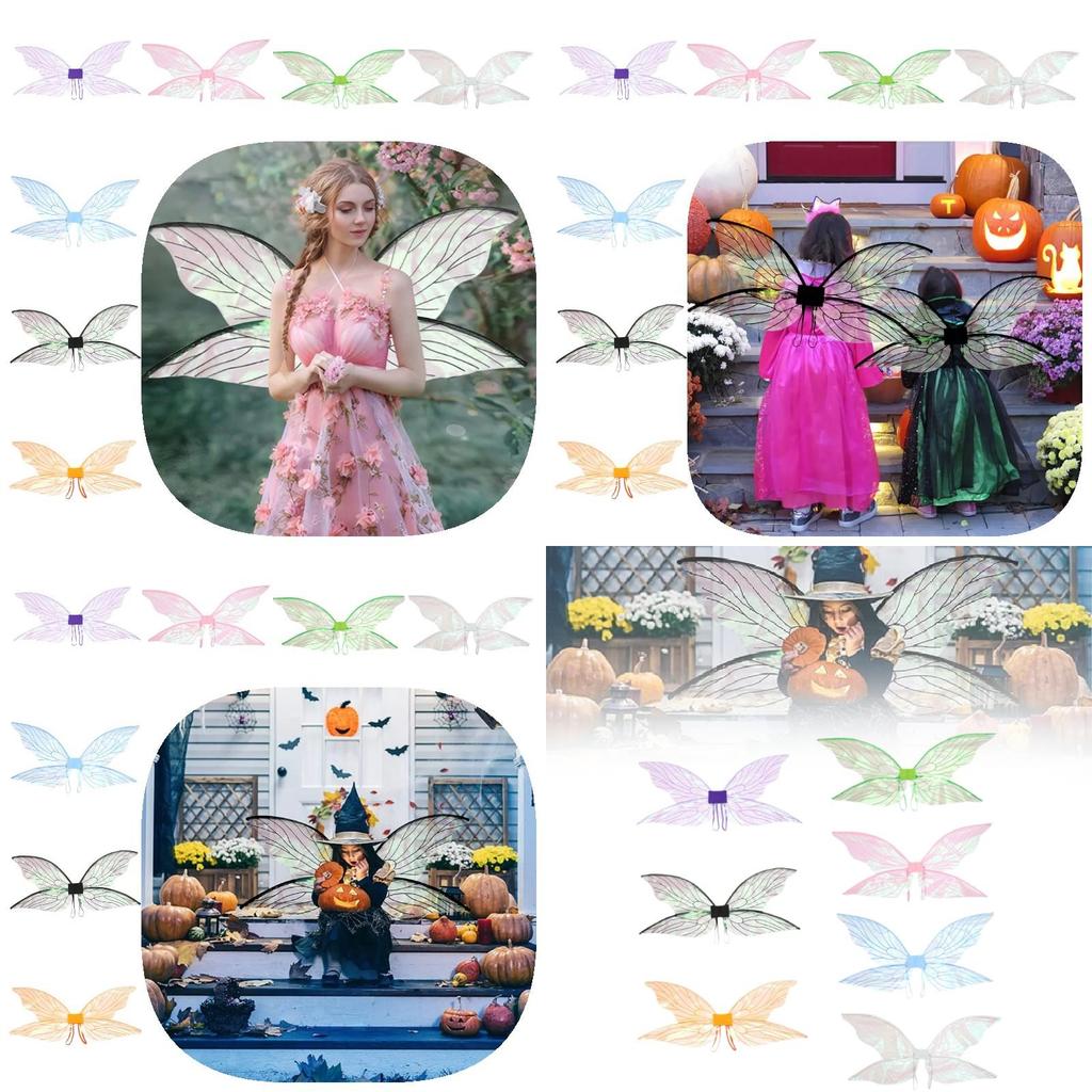 Adorable Festival Party Costume Cosplay Butterfly Wings For Performances In Various Colors