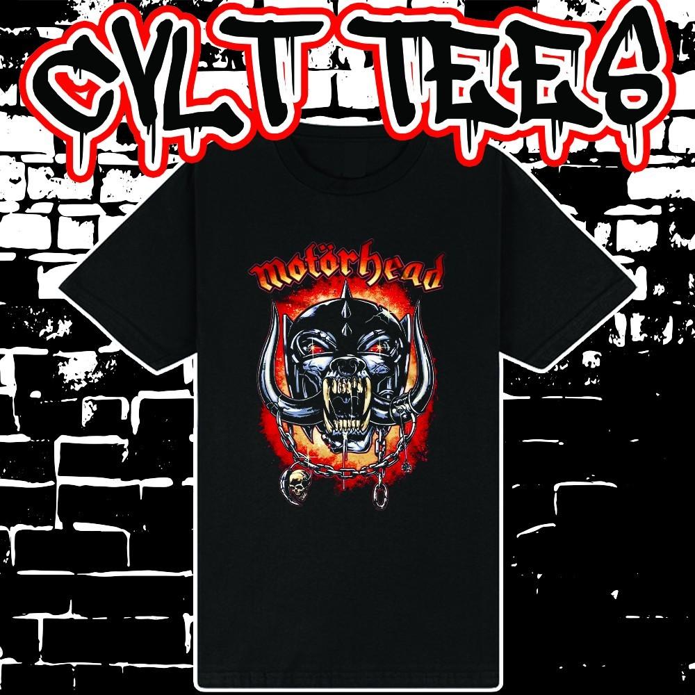 Motorhead style Band Tee ~ 100% Cotton Unisex T-Shirt S