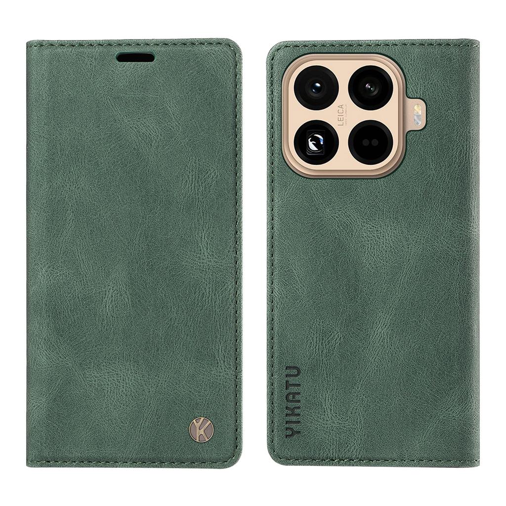 For Xiaomi 15T Pro Leather Cover YIKATU YK-004 Skin-Touch Wallet Phone Cases