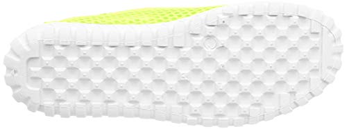 Benetton Mesh Aqua Shoes 229140, Women's, Light Green, Size L (equivalent to Japanese size L)