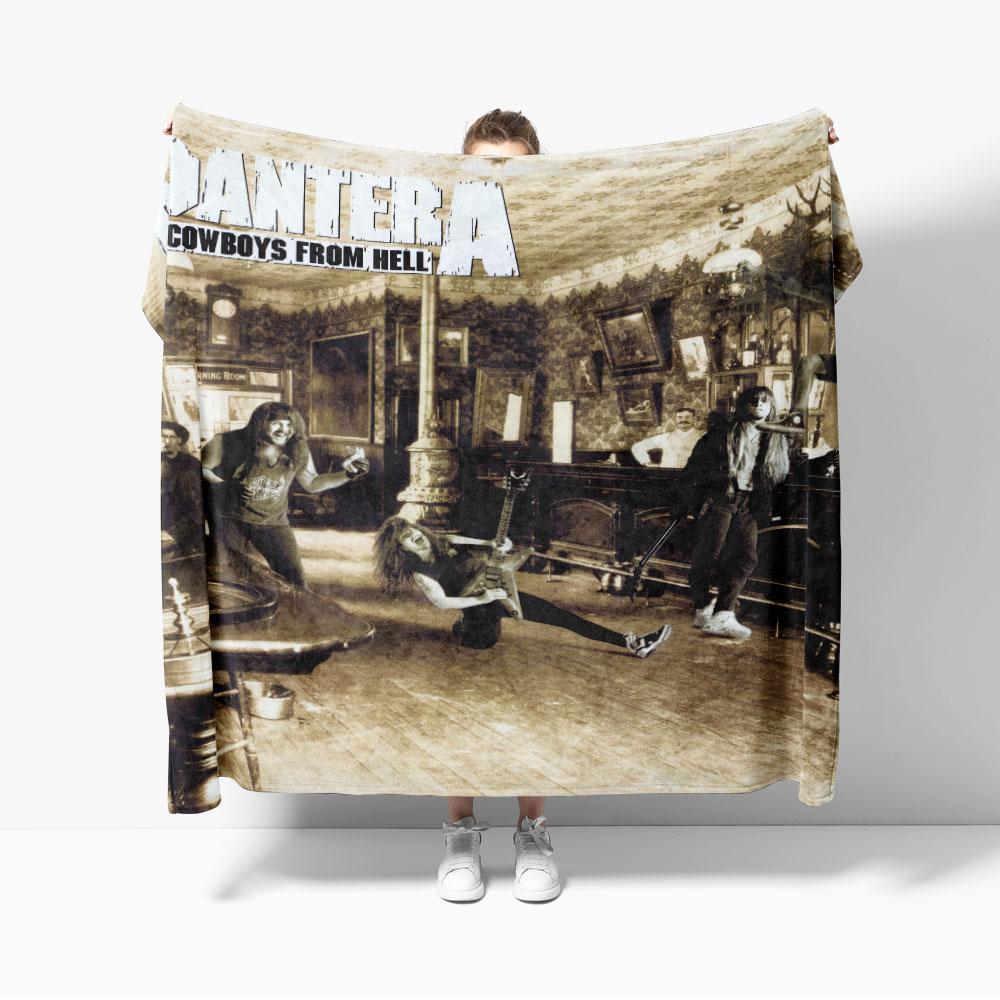 P-Pantera Flannel Blanket Sports for Sofa Decoration American Pop Hip Hop Throw Blankets Super Soft