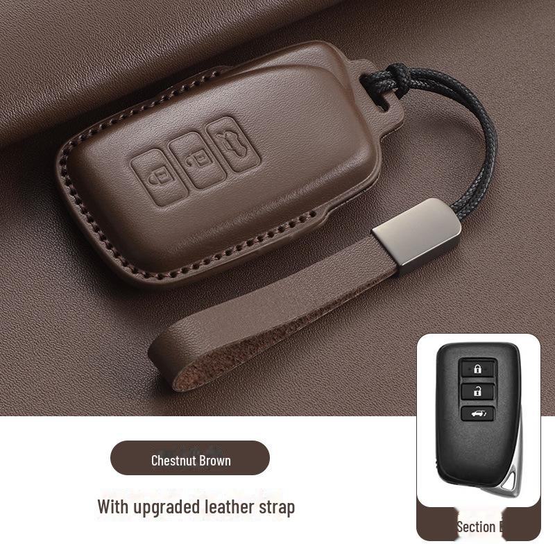 Passende Lexus Schlüsselhülle für ES200, ES300h, RX300, RX350h, NX260, 570, Braun 270